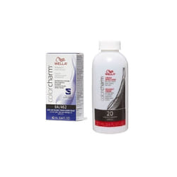 3.6oz) Wella 6AA Dark Blonde Intense Ash Color Charm Permanent Liquid Haircolor - 6A+Developer (Vol. 20