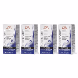 ) Wella 12C Ultra Light Blonde Color Charm Permanent Hair Colour - 10A (4pks