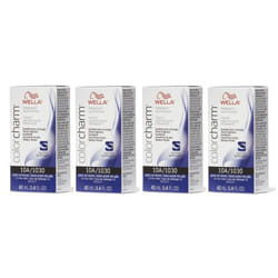 ) Wella 12C Ultra Light Blonde Color Charm Permanent Hair Colour - 10A (4pks