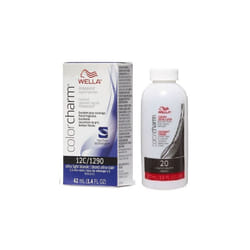 3.6oz) Wella 12C Ultra Light Blonde Color Charm Permanent Hair Colour - 12C+Dev (Vol. 20