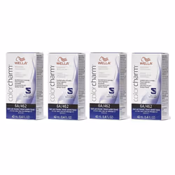 Wella 12C Ultra Light Blonde Color Charm Permanent Hair Colour - 6A/462 - pack of 4