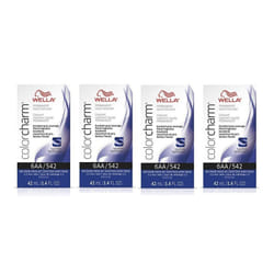 Wella 12C Ultra Light Blonde Color Charm Permanent Hair Colour - 6AA - pack of 4