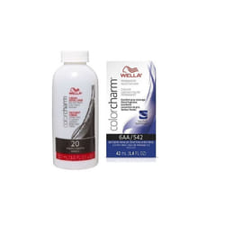 3.6oz) Wella 12C Ultra Light Blonde Color Charm Permanent Hair Colour - 6AA+Dev (Vol. 20