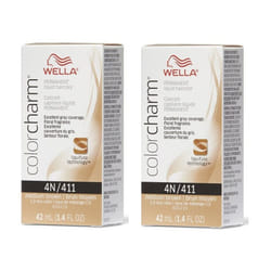 Wella 8N Light Blonde Color Charm Permanent Liquid Haircolor - 8N - pack of 2