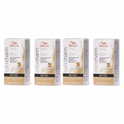 Wella 8N Light Blonde Color Charm Permanent Liquid Haircolor - 8N - pack of 4