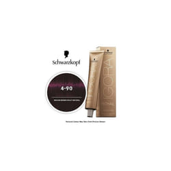 Schwarzkopf Igora Royal 4-90 Medium Brown Violet Natural Permanent Color - 1pks