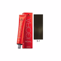 Schwarzkopf Igora Royal 5-1 Light Brown Cendre Permanent Color - 1pks