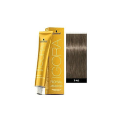 Schwarzkopf Igora Royal 7-40 Medium Blonde Beige Natural Permanent Color - 1pks