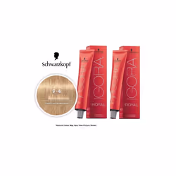 Schwarzkopf Igora Royal 9-4 Extra Light Blonde Beige Permanent Color - 2pks