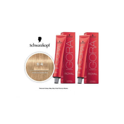 Schwarzkopf Igora Royal 9-4 Extra Light Blonde Beige Permanent Color - 2pks