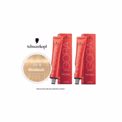 Schwarzkopf Igora Royal 10-4 Ultra Blonde Beige Permanent Color - 2pks