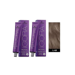 Schwarzkopf Igora Royal L-49 Beige Violet Permanent Color - 2pks