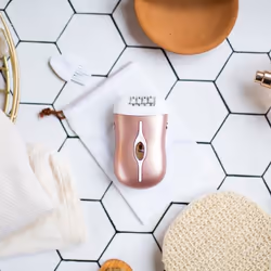 Livoo DOS167P epilator 32 tweezers Rose gold, White