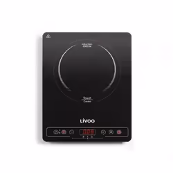 Livoo DOC235, Black, Countertop, 28 cm, Zone induction hob, Glass, 1 zone(s)