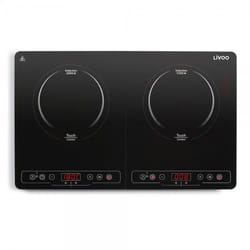 Livoo DOC236 hob Black Countertop 58 cm Zone induction hob 2 zone(s)