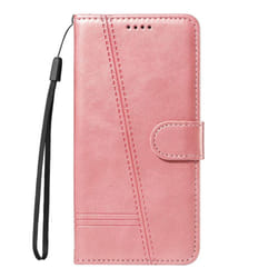 Emboss Lines Flip Leather Case for Redmi Note 13 Pro Plus Note13 Pro 4G 12pro+ 12s 12 Turbo 11s 10 9 8T Cards Solt W - rose gold, redmi note 10 PRO 4G