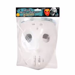 Glow In The Dark White Hockey Mask