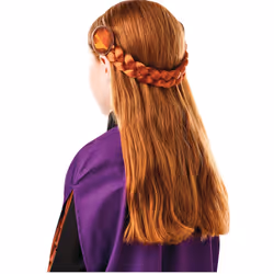 ) Anna Frozen 2 costume and braid box for girls - 3 to 4 years (90 to 104 cm