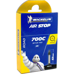 Michelin A1 Airstop Road Presta Valve Inner Tube  700 x 18-25cm  Black