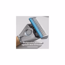Bulldog Skincare Sensitive Men's Razor Refills, With 5 Tempered Steel Blades on Each of the Four Refill Blades, Works With All Bulldog Reusable Razor