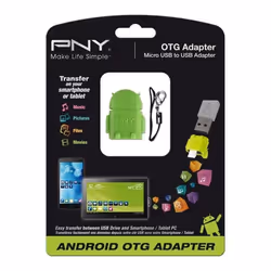 PNY Micro USB-USB M-F Green