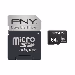 PNY MicroSDXC Turbo Performance 64GB UHS-I Class 10