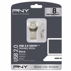 PNY Attaché i 8GB USB flash drive USB Type-A 2.0 Gold - Additional view 4