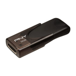 PNY Attaché 4 USB 2.0 USB flash drive 32 GB USB Type-A Black