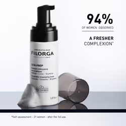 Filorga Skin-Prep Enzymatic Cleansing Foam Face Cleanser With Aloe  Jojoba Oil  and Papain Enzyme to Clean  Smooth  and Protect Skin from Pollutants