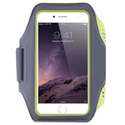 Sports Running Armband Arm Band Phone Holder for Apple iPhone 14 Plus Pro Max - Green