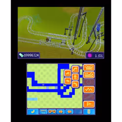 Nintendo Rollercoaster Tycoon 3D, 3DS English Nintendo 3DS