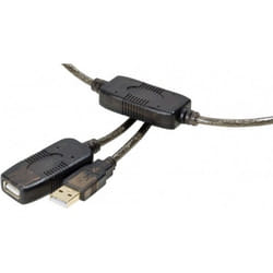 CUC Exertis Connect 149220 USB cable USB 2.0 20 m USB A Black