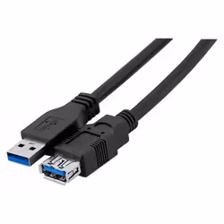 CUC Exertis Connect 149815, 3 m, USB A, USB A, USB 3.2 Gen 1 (3.1 Gen 1), Male/Female, Black