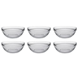 Duralex Set of 6 Lys Round Stacking Bowls, 14cm