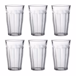 Duralex Set of 6 Picardie Tumblers, 50cl