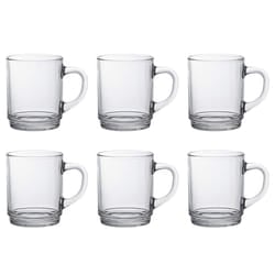 Duralex Set of 6 Versailles Clear Mug, 26cl