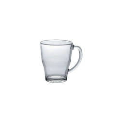 Duralex Made In France Cosy Glass Mug (Set of 6), 12.37 oz, Clear