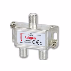LABGEAR - TV/Satellite Combiner with F Connectors, 5-2400MHz
