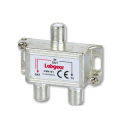 LABGEAR - TV/Satellite Combiner with F Connectors, 5-2400MHz