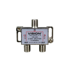 VISION - 2-Way Splitter DC Pass 5-2400MHz V26-202