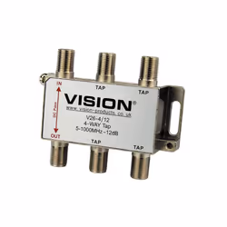 VISION - 4-Way 12dB MATV Tap V26-4/12