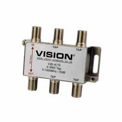 VISION - 4-Way 15dB MATV Tap V26-4/15