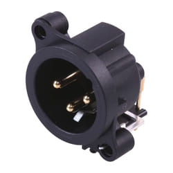 NEUTRIK - XLR Plug, 3 Pole, PCB, Horizontal