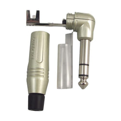 AMPHENOL - 6.35mm Jack Plug, 3 Pole, 90 Degree