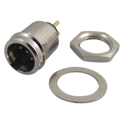 REAN - Mini-XLR Plug, Chassis Mount, 4 Pole