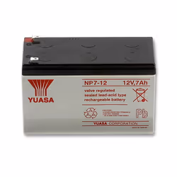YUASA - 12V 7Ah NP Series Sealed Lead Acid Battery