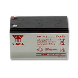 YUASA - 12V 7Ah NP Series Sealed Lead Acid Battery