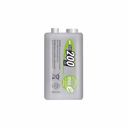 ANSMANN - NiMH Rechargeable 9V PP3 Battery 200mAh maxE Single Pack