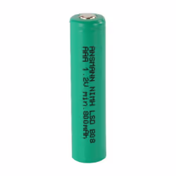ANSMANN - maxE Industrial NiMH Rechargeable AAA Battery 800mAh Flat Top - Single Pack