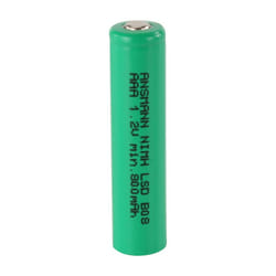 ANSMANN - maxE Industrial NiMH Rechargeable AAA Battery 800mAh Flat Top - Single Pack